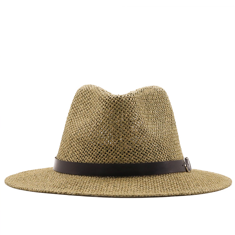 Topi Panama Jazz Sederhana den - Bucket Hat Straw ulasan dan harga