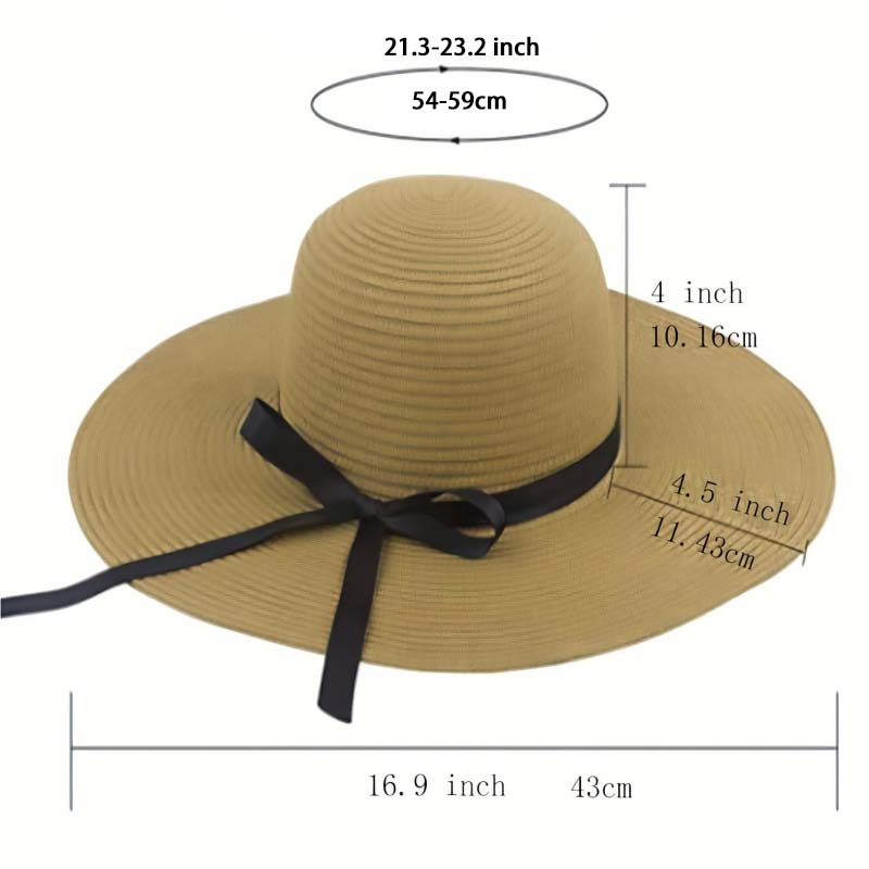 Topi Pantai Musim Panas Sederh - Bucket Hat Straw ulasan dan harga